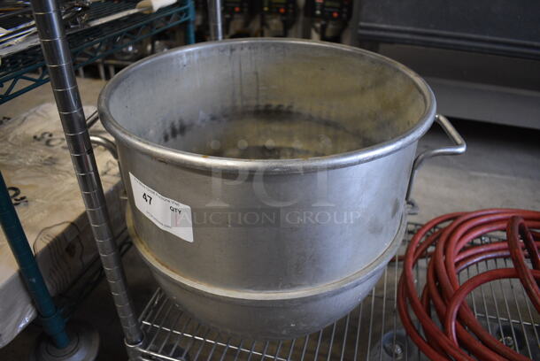Stainless Steel Commercial 40 Quart Mixing Bowl. 22x17x16