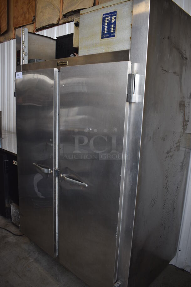 GREAT! Traulsen Model AHT2-32NUT Stainless Steel Commercial 2 Door Reach In Cooler. 115 Volts, 1 Phase. 52x36x83. Tested and Powers On But Does Not Get Cold