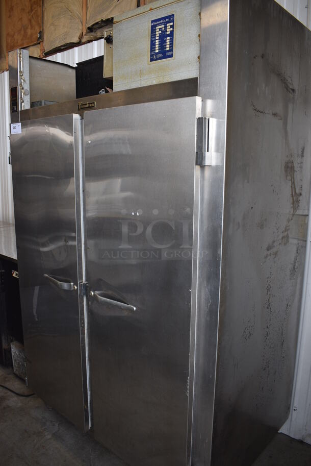 GREAT! Traulsen Model AHT2-32NUT Stainless Steel Commercial 2 Door Reach In Cooler. 115 Volts, 1 Phase. 52x36x83. Tested and Powers On But Does Not Get Cold - Image 5 of 5