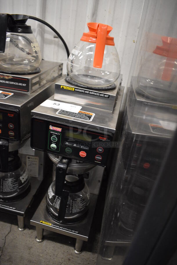 WOW! 2019 Bunn Model AXIOM-35-2 Stainless Steel Commercial Countertop 2 Burner Coffee Machine w/ Metal Brew Basket and 2 Coffee Pots. 120/208-240 Volts, 1 Phase. 8x18.5x23 - Image 3 of 6