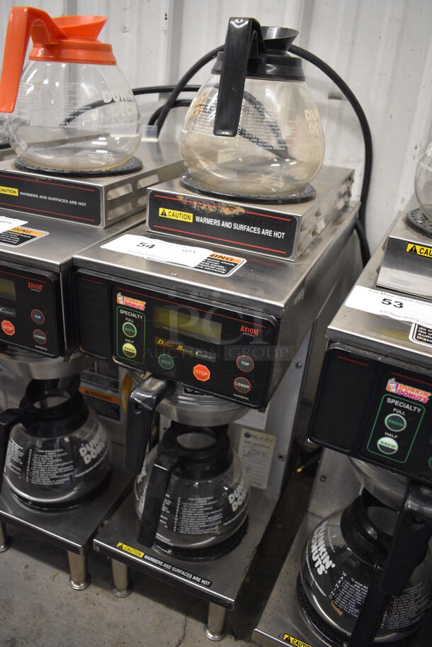 WOW! Bunn Model AXIOM-35-2 Stainless Steel Commercial Countertop 2 Burner Coffee Machine w/ Metal Brew Basket and 2 Coffee Pots. 120/208-240 Volts, 1 Phase. 8x18.5x23 - Image 2 of 5