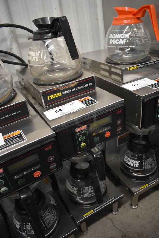 WOW! Bunn Model AXIOM-35-2 Stainless Steel Commercial Countertop 2 Burner Coffee Machine w/ Metal Brew Basket and 2 Coffee Pots. 120/208-240 Volts, 1 Phase. 8x18.5x23 - Image 3 of 5