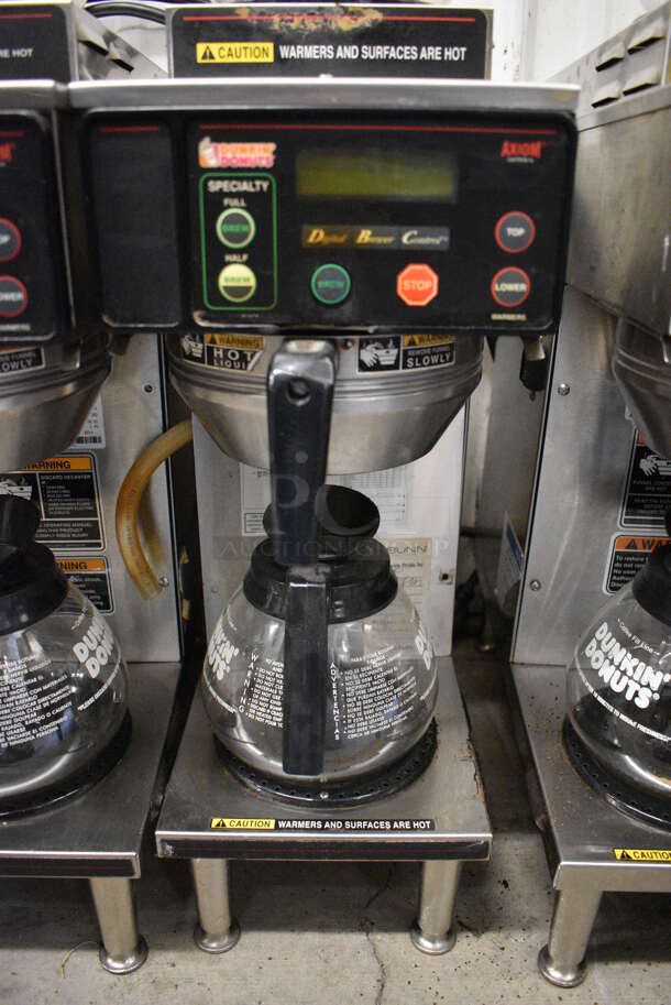 WOW! Bunn Model AXIOM-35-2 Stainless Steel Commercial Countertop 2 Burner Coffee Machine w/ Metal Brew Basket and 2 Coffee Pots. 120/208-240 Volts, 1 Phase. 8x18.5x23 - Image 4 of 5