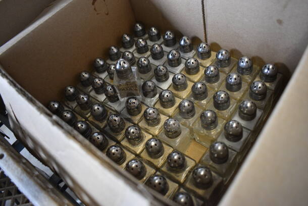 56 Salt and Pepper Shakers. 1x1x2. 56 Times Your Bid! - Image 2 of 3