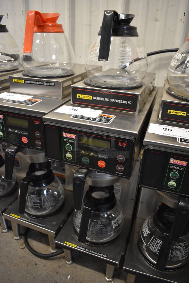 WOW! 2016 Bunn Model AXIOM-35-2 Stainless Steel Commercial Countertop 2 Burner Coffee Machine w/ Metal Brew Basket and 2 Coffee Pots. 120/208-240 Volts, 1 Phase. 8x18.5x23 - Image 2 of 5