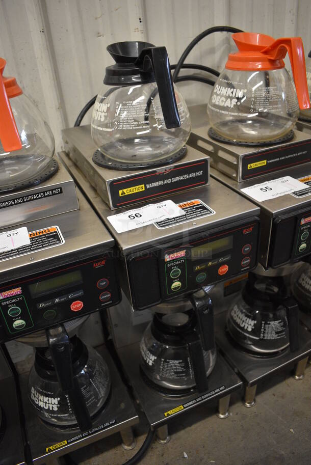 WOW! 2016 Bunn Model AXIOM-35-2 Stainless Steel Commercial Countertop 2 Burner Coffee Machine w/ Metal Brew Basket and 2 Coffee Pots. 120/208-240 Volts, 1 Phase. 8x18.5x23 - Image 3 of 5