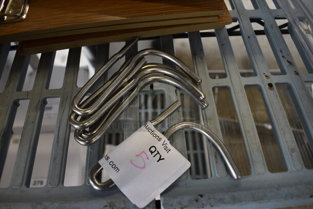 5 Metal Pot Rack Hooks. 4x3. 5 Times Your Bid!