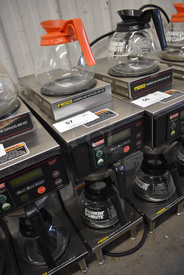 WOW! 2019 Bunn Model AXIOM-35-2 Stainless Steel Commercial Countertop 2 Burner Coffee Machine w/ Metal Brew Basket and 2 Coffee Pots. 120/208-240 Volts, 1 Phase. 8x18.5x23 - Image 3 of 5