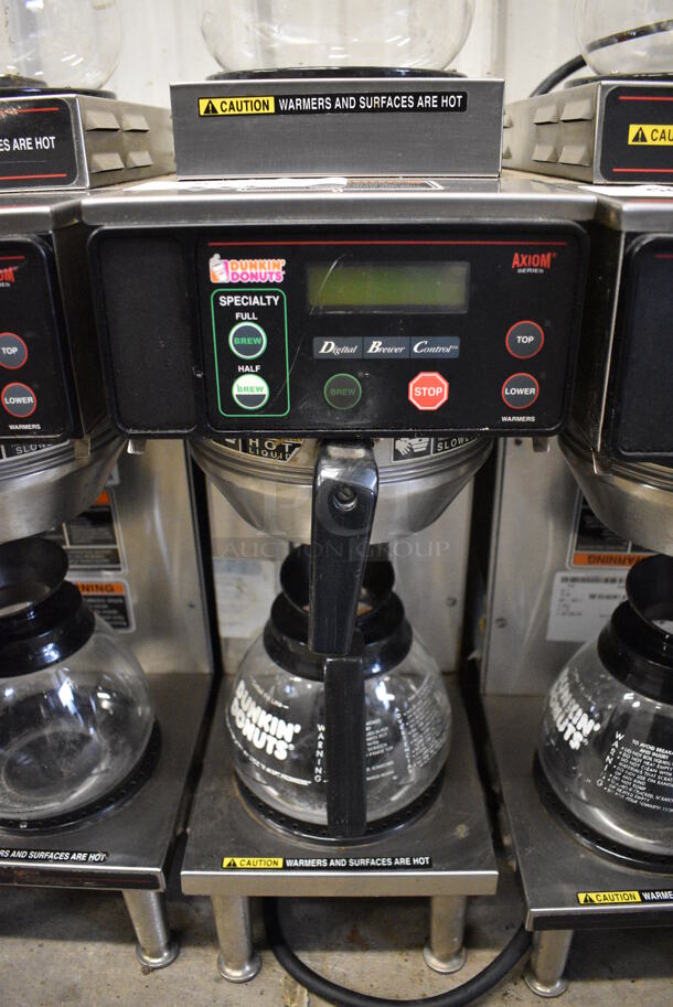 WOW! 2019 Bunn Model AXIOM-35-2 Stainless Steel Commercial Countertop 2 Burner Coffee Machine w/ Metal Brew Basket and 2 Coffee Pots. 120/208-240 Volts, 1 Phase. 8x18.5x23 - Image 4 of 5