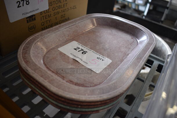 5 Poly Plates. 12.5x8.5x1.5. 5 Times Your Bid! - Image 2 of 2