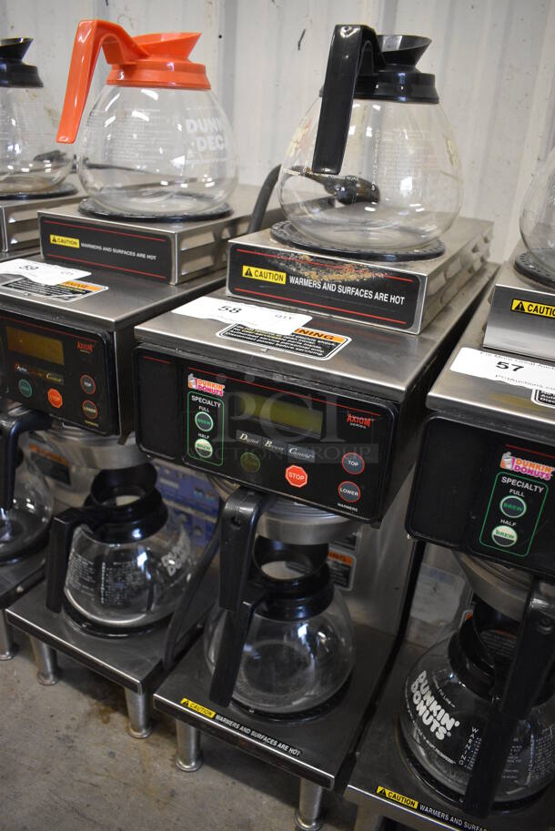 WOW! 2018 Bunn Model AXIOM-35-2 Stainless Steel Commercial Countertop 2 Burner Coffee Machine w/ Metal Brew Basket and 2 Coffee Pots. 120/208-240 Volts, 1 Phase. 8x18.5x23 - Image 2 of 5