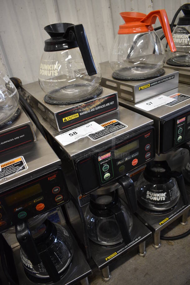WOW! 2018 Bunn Model AXIOM-35-2 Stainless Steel Commercial Countertop 2 Burner Coffee Machine w/ Metal Brew Basket and 2 Coffee Pots. 120/208-240 Volts, 1 Phase. 8x18.5x23 - Image 3 of 5