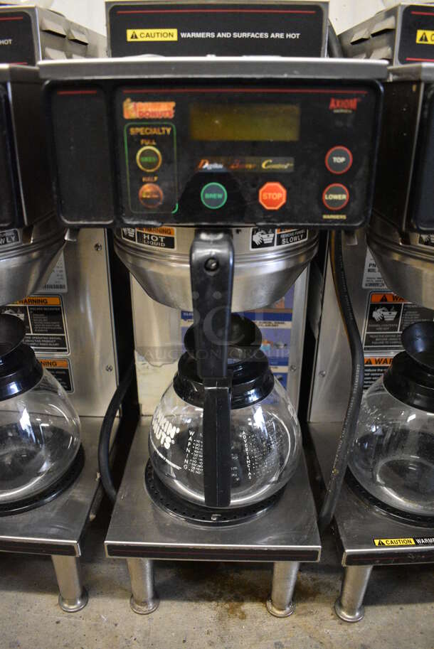WOW! Bunn Model AXIOM-35-2 Stainless Steel Commercial Countertop 2 Burner Coffee Machine w/ Metal Brew Basket and 2 Coffee Pots. 120/208-240 Volts, 1 Phase. 8x18.5x23 - Image 4 of 5