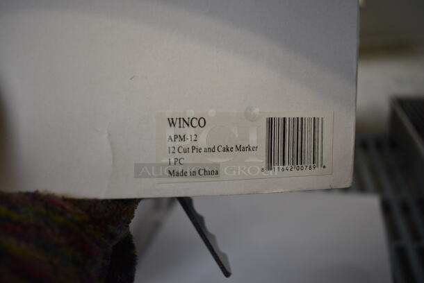 3 BRAND NEW IN BOX! Winco Model APM-12 Metal Pie Cutters. 9.5x9.5x1. 3 Times Your Bid! - Image 3 of 3