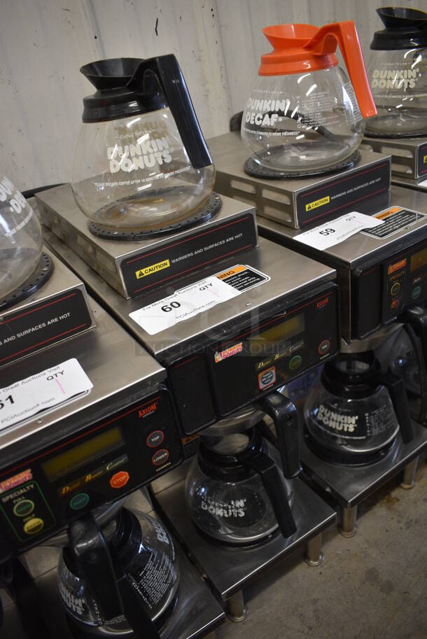 WOW! 2012 Bunn Model AXIOM-35-2 Stainless Steel Commercial Countertop 2 Burner Coffee Machine w/ Metal Brew Basket and 2 Coffee Pots. 120/208-240 Volts, 1 Phase. 8x18.5x23 - Image 3 of 5