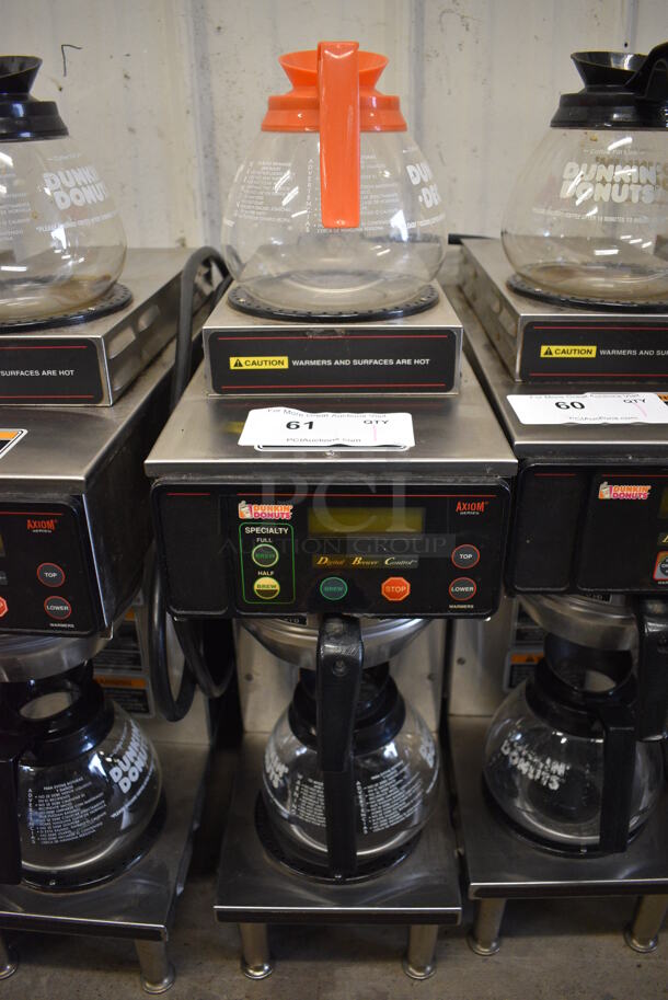 WOW! 2015 Bunn Model AXIOM-35-2 Stainless Steel Commercial Countertop 2 Burner Coffee Machine w/ Metal Brew Basket and 2 Coffee Pots. 120/208-240 Volts, 1 Phase. 8x18.5x23 - Image 1 of 5
