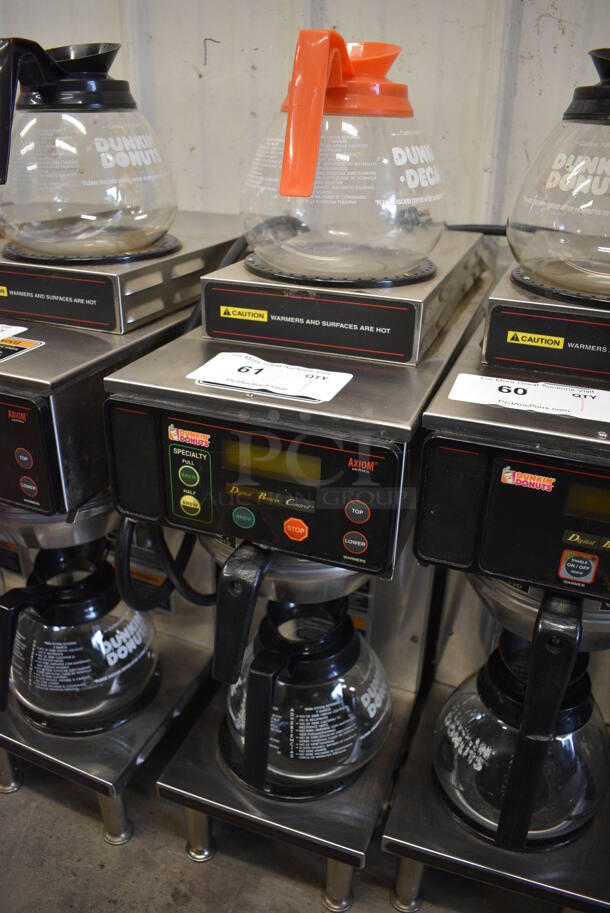 WOW! 2015 Bunn Model AXIOM-35-2 Stainless Steel Commercial Countertop 2 Burner Coffee Machine w/ Metal Brew Basket and 2 Coffee Pots. 120/208-240 Volts, 1 Phase. 8x18.5x23 - Image 2 of 5