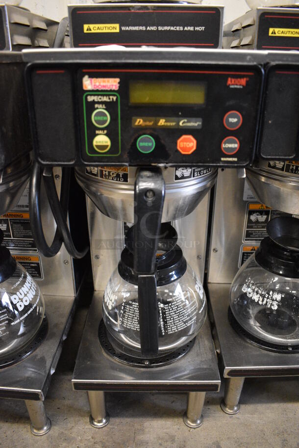 WOW! 2015 Bunn Model AXIOM-35-2 Stainless Steel Commercial Countertop 2 Burner Coffee Machine w/ Metal Brew Basket and 2 Coffee Pots. 120/208-240 Volts, 1 Phase. 8x18.5x23 - Image 4 of 5
