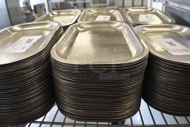 50 Metal Plates. 11x6.5x0.5. 50 Times Your Bid!