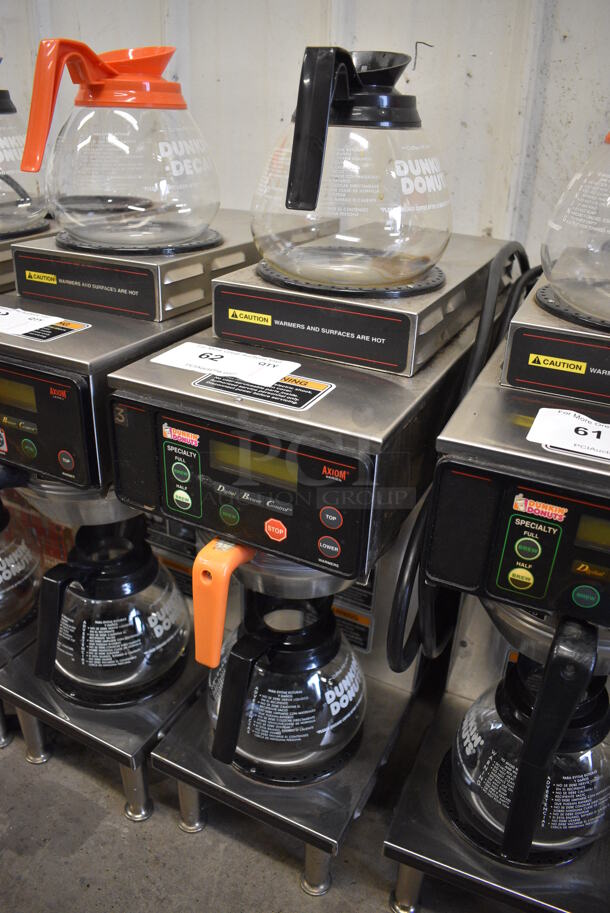 WOW! 2015 Bunn Model AXIOM-35-2 Stainless Steel Commercial Countertop 2 Burner Coffee Machine w/ Metal Brew Basket and 2 Coffee Pots. 120/208-240 Volts, 1 Phase. 8x18.5x23 - Image 2 of 5