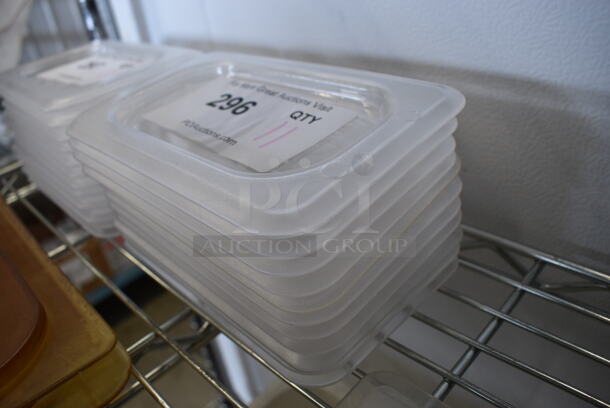 11 Poly Clear 1/9 Size Drop In Bin Lids. 11 Times Your Bid! - Image 2 of 2