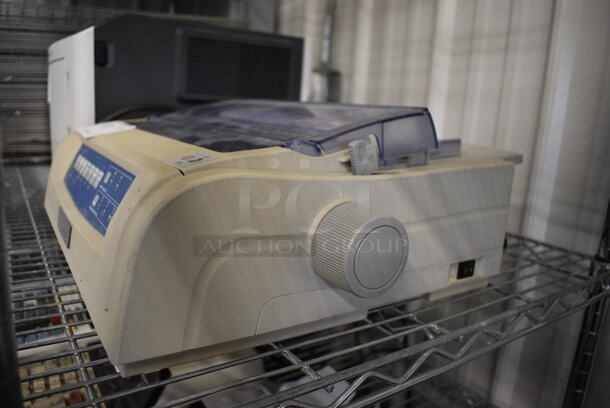 OKI Microline 420 Countertop 9 Pin Printer. 17x16x6 - Image 5 of 5