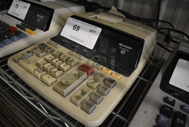 Sharp Model EL-2630PII Printing Calculator. 9x13x3 - Image 2 of 5