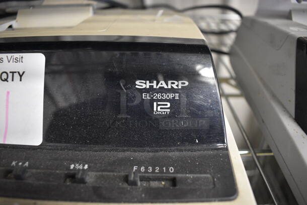 Sharp Model EL-2630PII Printing Calculator. 9x13x3 - Image 4 of 5