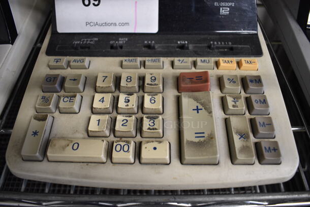 Sharp Model EL-2630PII Printing Calculator. 9x13x3 - Image 5 of 5