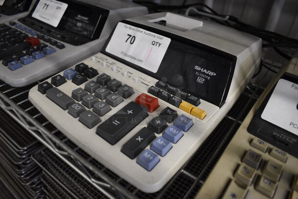 Sharp Model EL-1197PIII Printing Calculator. 9x13x3 - Image 2 of 4