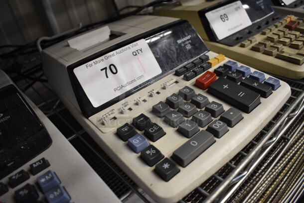 Sharp Model EL-1197PIII Printing Calculator. 9x13x3 - Image 3 of 4