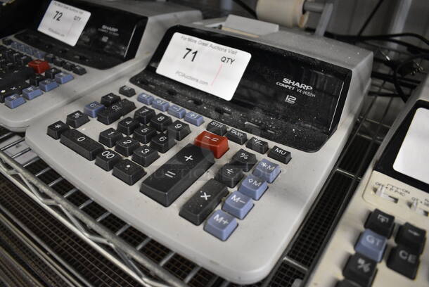 Sharp Model VX-2652H Printing Calculator. 9x13x3 - Image 2 of 4