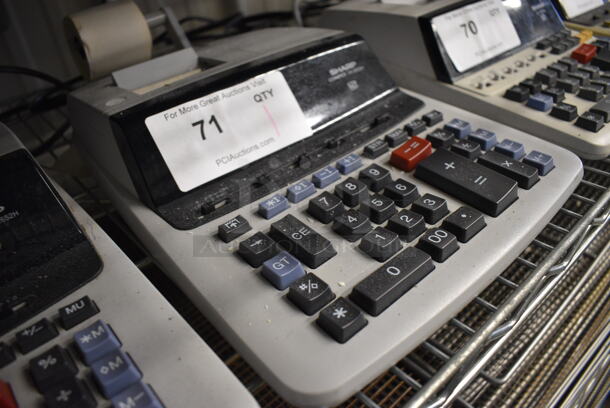 Sharp Model VX-2652H Printing Calculator. 9x13x3 - Image 3 of 4