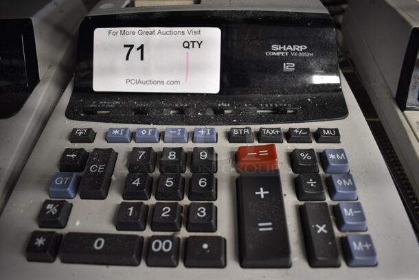 Sharp Model VX-2652H Printing Calculator. 9x13x3 - Image 4 of 4