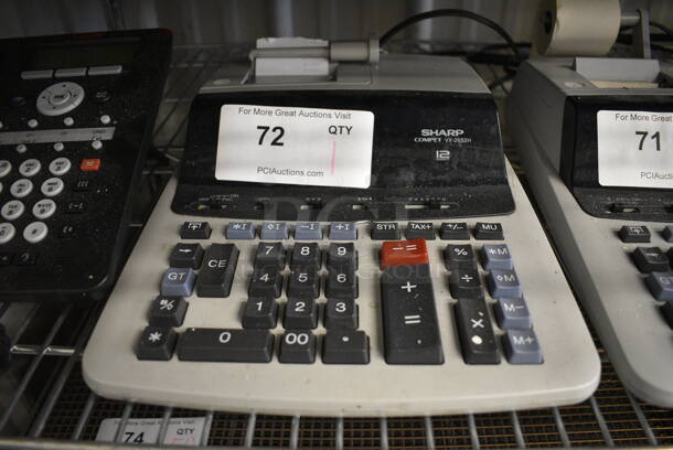 Sharp Model VX-2652H Printing Calculator. 9x13x3 - Image 1 of 4