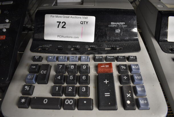 Sharp Model VX-2652H Printing Calculator. 9x13x3 - Image 4 of 4