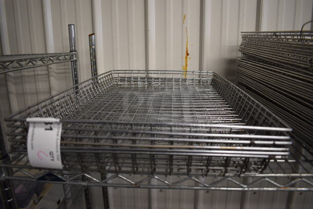 6 Metal Donut / Bakery Baskets. 16.5x26.5x2.5. 6 Times Your Bid!