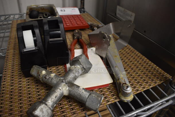 ALL ONE MONEY! Lot of Various Items Including Calculator, Tape Dispensers and Dough Cutter! - Image 5 of 5