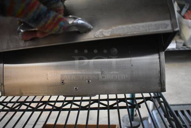 Metal Rolling Dome Lid. 13.5x22x11 - Image 2 of 3