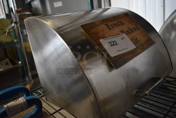 Metal Rolling Dome Lid. 13.5x22x11 - Image 3 of 3