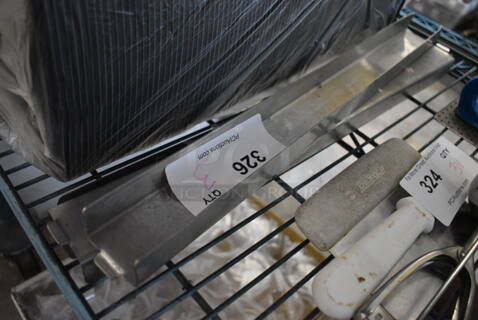 3 Stainless Steel Adaptors for Fryers. 20". 3 Times Your Bid!