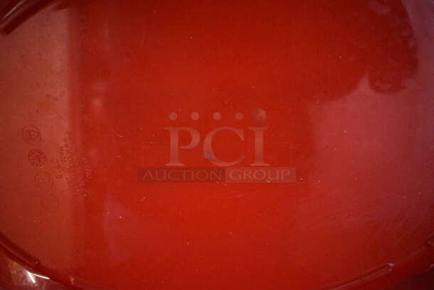 5 Red Poly Trays. 16x12x2. 5 Times Your Bid! - Image 3 of 3