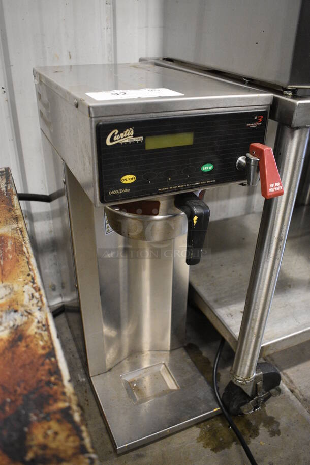 NICE! Curtis Stainless Steel Commercial Countertop Coffee Machine w/ Hot Water Dispenser and Metal Brew Basket. 9x19x25 - Image 2 of 4