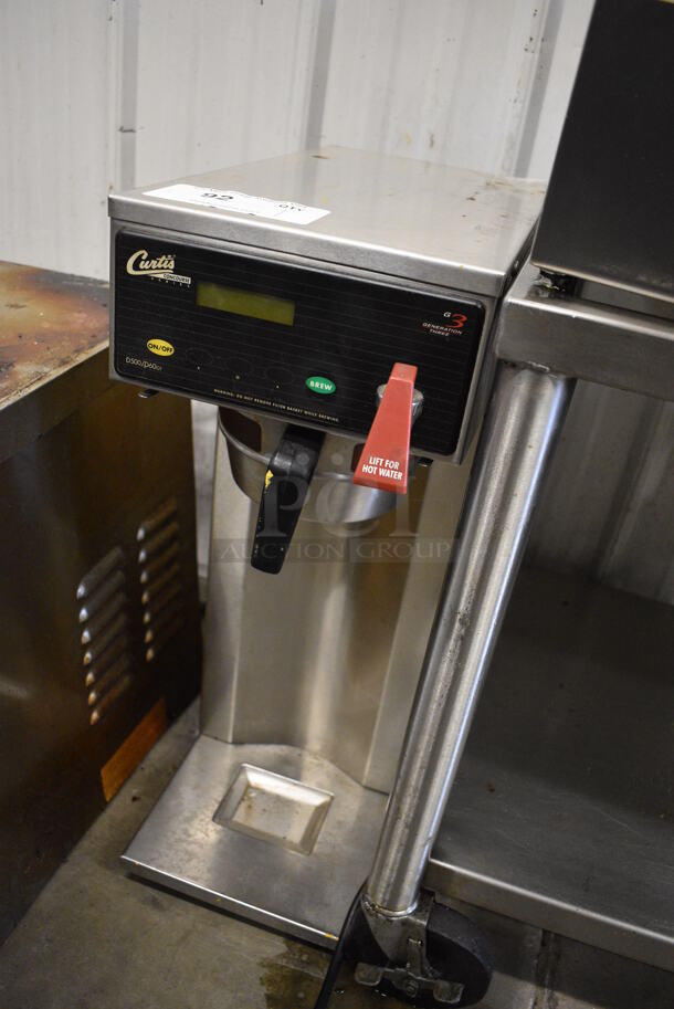 NICE! Curtis Stainless Steel Commercial Countertop Coffee Machine w/ Hot Water Dispenser and Metal Brew Basket. 9x19x25 - Image 3 of 4