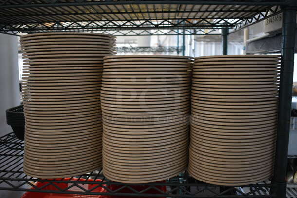 40 Tan Poly Oval Plates. 9.5x7.5x1. 40 Times Your Bid! - Image 4 of 4