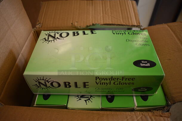 20 BRAND NEW IN BOX! Noble Small Power Free Vinyl Gloves. 20 Times Your Bid! - Image 1 of 5