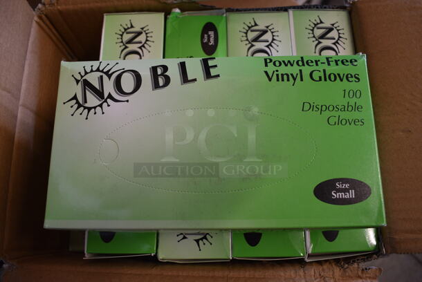 20 BRAND NEW IN BOX! Noble Small Power Free Vinyl Gloves. 20 Times Your Bid! - Image 3 of 5
