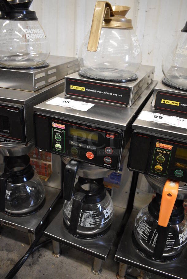 WOW! Bunn Model AXIOM-35-2 Stainless Steel Commercial Countertop 2 Burner Coffee Machine w/ Metal Brew Basket and 2 Coffee Pots. 120/208-240 Volts, 1 Phase. 8x18.5x23 - Image 2 of 5