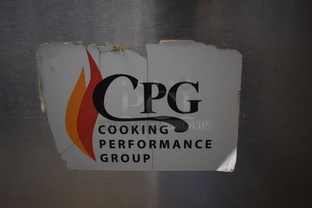 SWEET! Cooking Performance Group Stainless Steel Commercial Gas Powered 6 Burner Range w/ Right Side Flat Top Griddle, 2 Ovens, Overshelf and Backsplash. 60x32x56 - Image 8 of 8