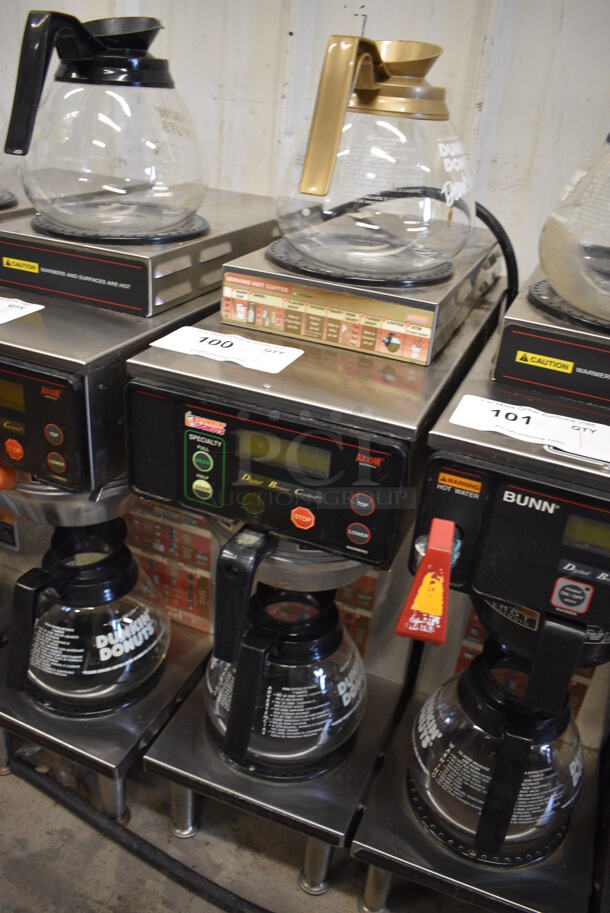 WOW! Bunn Model AXIOM-35-2 Stainless Steel Commercial Countertop 2 Burner Coffee Machine w/ Metal Brew Basket and 2 Coffee Pots. 120/208-240 Volts, 1 Phase. 8x18.5x23 - Image 2 of 5